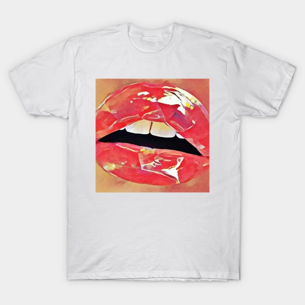 Lips Gloss T-Shirt by Bespired